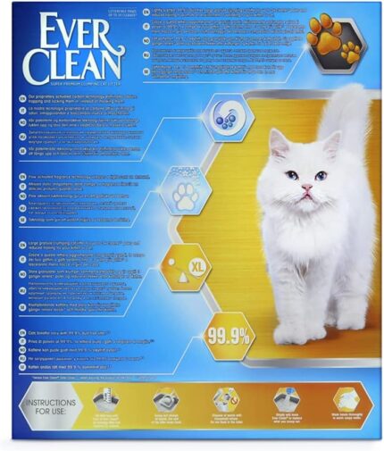 Ever Clean Clumping Cat Litter, Scented Cat Litter, Litterfree Paws, Long-lasting Freshness, Dust-Free Formula, 10 l (Pack of 1) 2